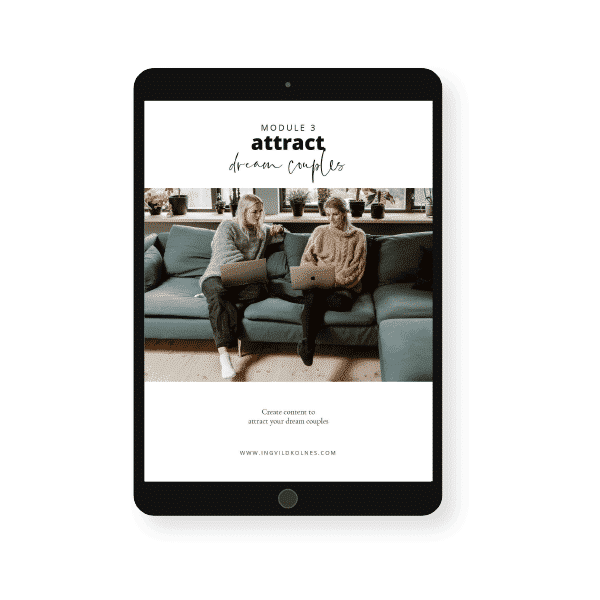 Course cover for attracting dream couples