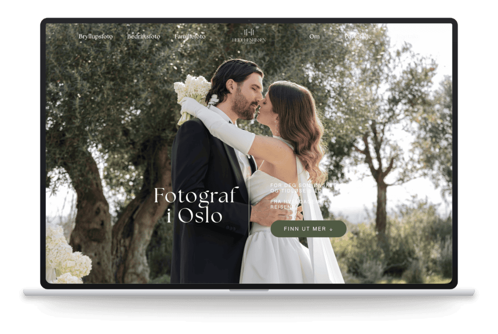 Bride and groom embracing outdoors on wedding website